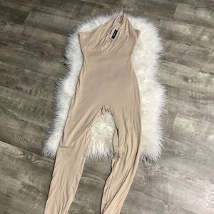 Tan jumpsuit